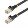 Startech C6ASPAT3BK | 3ft CAT6a 10GbE Shielded Snagless 100W PoE Ethernet Cable Black