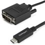 Startech CDP2DVIMM1MB | 3.3ft / 1m USB-C to DVI Video Adapter Cable Black