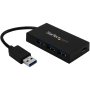 Startech HB30A3A1CSFS | 4-Ports USB 3.0 Hub USB Type A USB Bus Powered Adapter