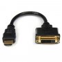 Startech HDDVIMF8IN | 8in HDMI To DVI-D Video Cable Adapter