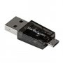 Startech MSDREADU2OTG | Micro SD to Micro USB / USB OTG Adapter Card Reader For Android Devices