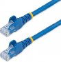 Startech N6PATCH7BL10PK | 7 ft. CAT6 Snagless RJ45 Connectors 24 AWG UTP Ethernet Cable 10 Pack Blue