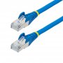 Startech NLBL-6IN-CAT6A-PATCH | 6-inch RJ-45 CAT6a Ethernet Patch Cable (Blue)