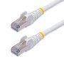 Startech NLWH-6F-CAT8-PATCH | 6ft CAT8 Snagless RJ45 25G/40G 2000MHz 100W PoE S/FTP 26AWG LSZH Ethernet Cable White