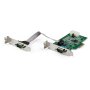 Startech PEX2S953LP | 2 x Ports PCI Express RS232 Serial Adapter Card PCIe Serial DB9 Controller Card 16950 UART Low Profile Windows and Linux