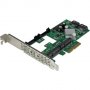 Startech PEXMSATA3422 | 2 Port PCI Express 2.0 SATA III 6Gbps RAID Controller Card w/ 2 mSATA Slots and HyperDuo SSD Tiering