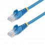 Startech RJ45PATCH50 | 50ft Snagless Cat5 UTP Patch Cable Blue