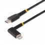 Startech RUSB2CLTMM2MR | 2m USB-C to Right-Angled Lightning Cable
