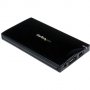Startech SAT2510BU2E | 2.5-inch eSATA USB External Hard Drive Storage Enclosure (Black)