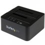 Startech SDOCK2U313R | Standalone Hard Drive Duplicator External Dual Bay Hard Drive/SSD Cloner/Copier USB 3.1 to SATA Drive Docking Station Disk Cloner