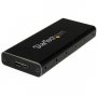 Startech SM21BMU31C3 | M.2 SSD Enclosure for M.2 SATA SSDs USB 3.1 (10Gbps) with USB-C Cable External Enclosure for USB-C Host Aluminum