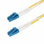 Startech SMDOS2LCLC2M | 2m (6.6ft) LC to LC (UPC) OS2 Single Mode Duplex Fiber Optic Cable