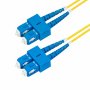 Startech SMDOS2SCSC2M | 2m (6.6ft) SC to SC (UPC) OS2 Single Mode Duplex Fiber Optic Cable