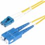 Startech SMLCSC-OS2-5M | 5m (16.4ft) LC to SC (UPC) OS2 Single Mode Duplex Fiber Optic Cable