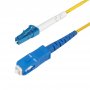Startech SPSMLCSC-OS2-5M | 16.4ft LC to SC OS2 Single Mode Simplex Fiber Optic Cable