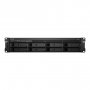 Synology RS1221+/128TB-HAT53 | RackStation RS1221+ AMD Ryzen Embedded V1500B 4 GB DDR4 RAM 128 TB HDD 2U Rack NAS Black