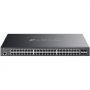 TP-Link SG3452XMPP | 40 x Ports PoE+ 1000Base-T + 8 x Ports PoE++ 1000Base-T + 4 x Ports 10GbE Ethernet SFP+ Rack-mountable L3 Managed Network Switch