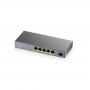 Zyxel GS1350-6HP-GB0101F | 5 x Ports PoE 1000Base-T + 1 x SFP Port L2 Managed Desktop GE Network Switch