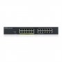 Zyxel GS1915-24EP | 12 x Ports 10/100/1000Base-T + 12 x Ports PoE 10/100/1000Base-T Layer 2 Managed 1U Rack-mountable Gigabit Ethernet Network Switch