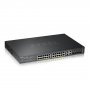 Zyxel GS2220-28HP-GB0101F | 24 x Ports PoE+ 1000Base-T + 4 x SFP+ Ports L2 Managed 1U R-M GE Network Switch