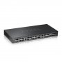 Zyxel GS2220-50-GB0101F | 48 x Ports 1000Base-T + 2 x Combo SFP Ports 10Base-X + 2 x SFP Ports L2 Managed 1U R-M GE Network Switch
