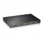 Zyxel GS2220-50HP-GB0101F | 48 x Ports PoE+ 1000Base-T + 2 x Combo SFP Ports 10Base-X + 2 x SFP Ports L2 Managed 1U R-M GE Network Switch